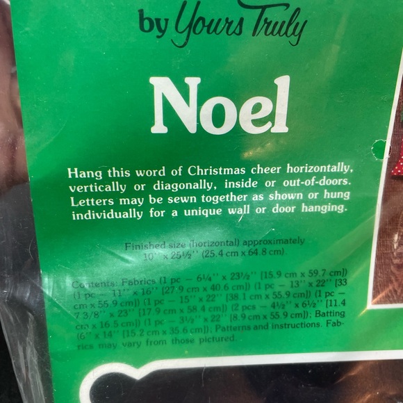 Vintage ‘A Patchwork Kit’ by Yours Truly. Noel. - Picture 2 of 3